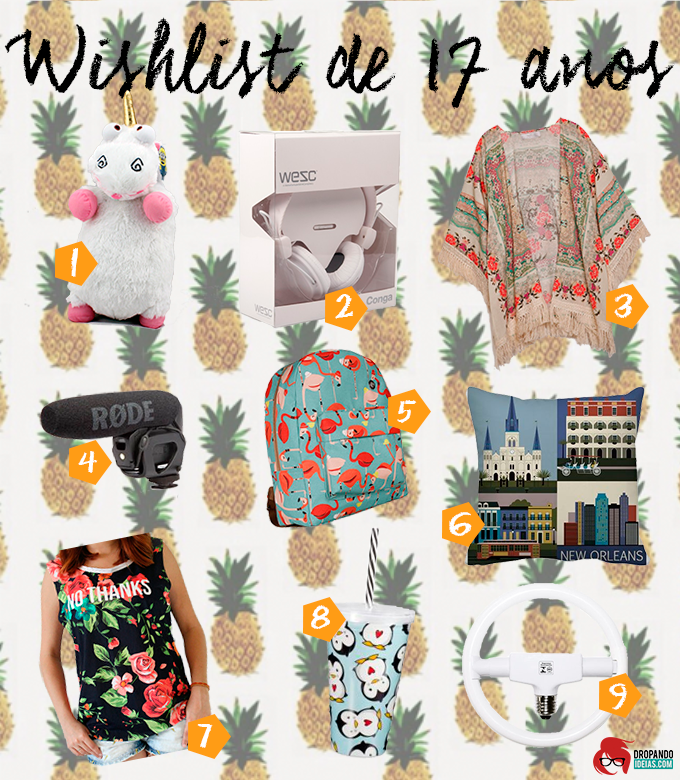 Wishlist de aniversário!